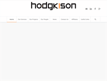 Tablet Screenshot of hodgkison.com